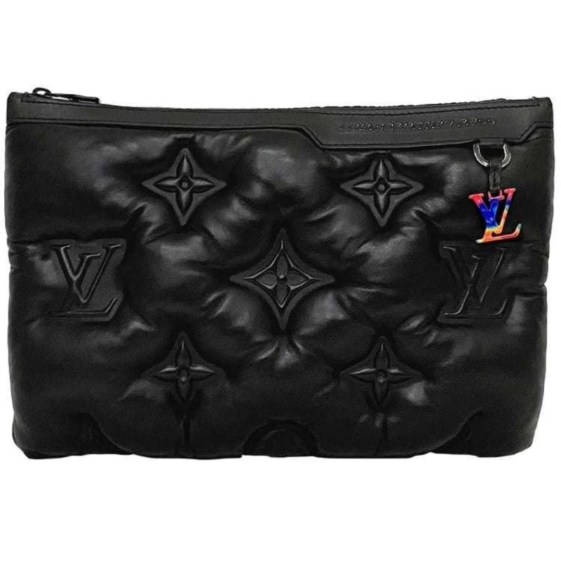 Louis Vuitton Pochette A4  Leather Clutch Bag - Barde