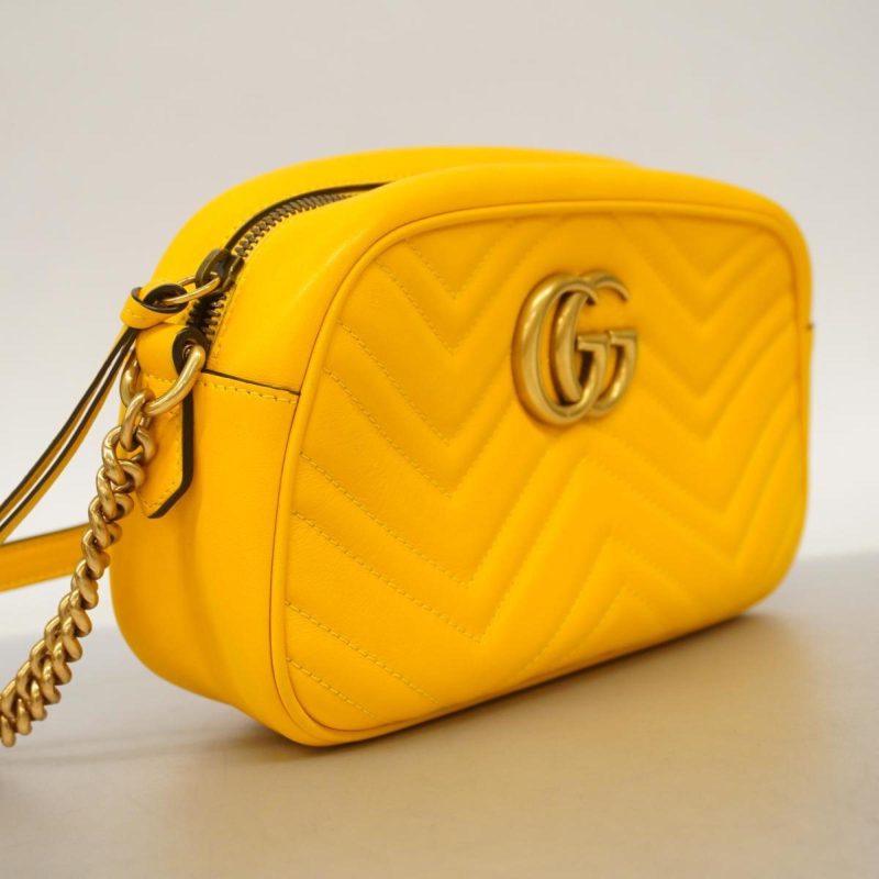 Gucci Gg Marmont  Leather Shoulder Bag () - Barde - Image 4