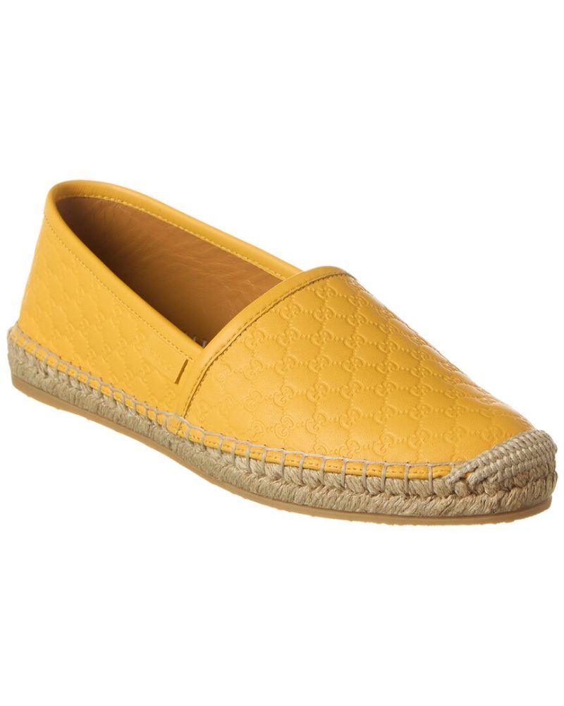 Gucci GG Leather Espadrille - Barde