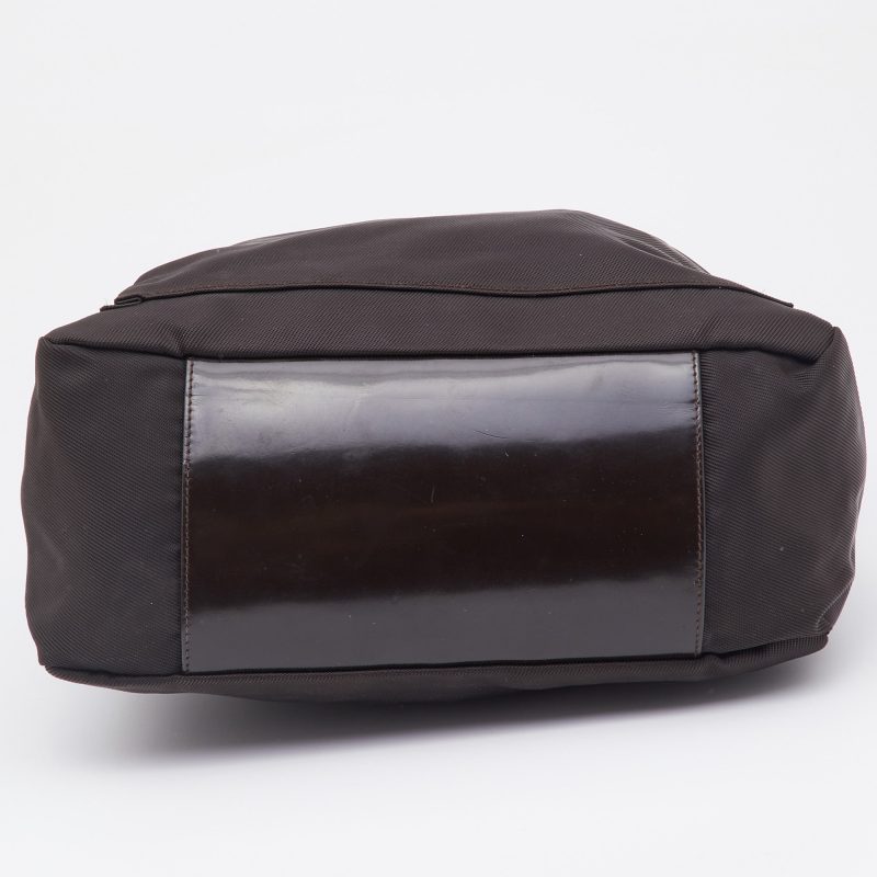 Gucci Nylon And Leather Bamboo Hobo - Barde - Image 4