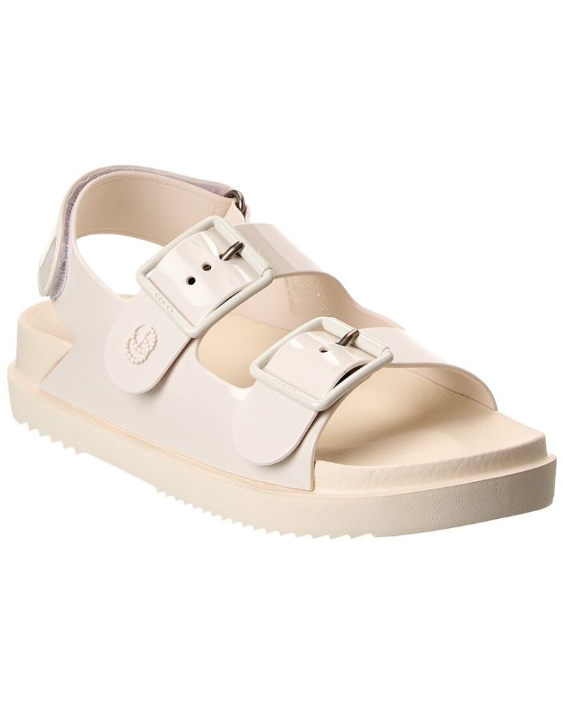 Gucci Double G Rubber Sandal - Barde