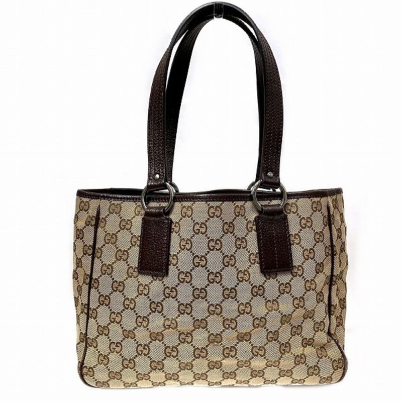 Gucci Gg Canvas  Gg Canvas Handbag Tote Bag (Pre-Owned) - Barde