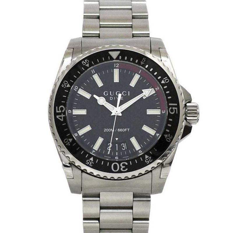 Gucci Dive Stainless Steel Wristwatch (Pre-Owned) - Barde - Image 2