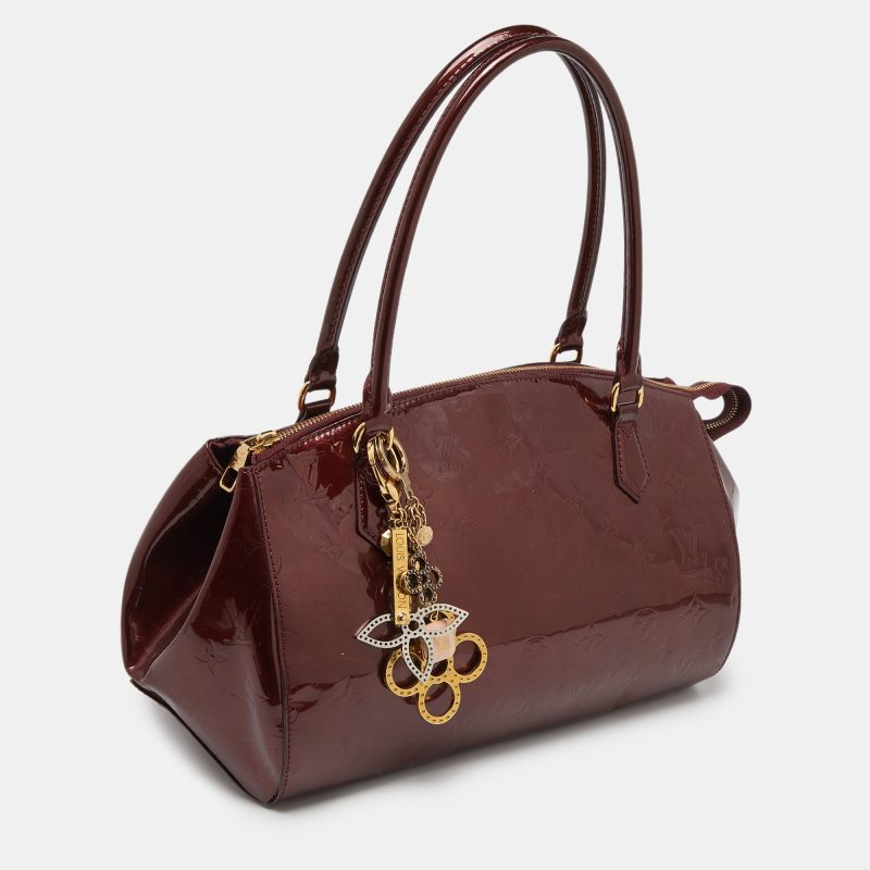 Louis Vuitton Rouge Fauviste Monogram Vernis Sherwood Gm Bag - Barde - Image 2