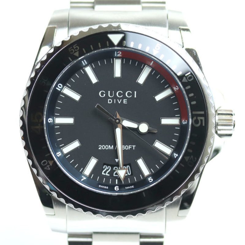 Gucci Dive  Stainless Steel Wristwatch (Pre-Owned) - Barde