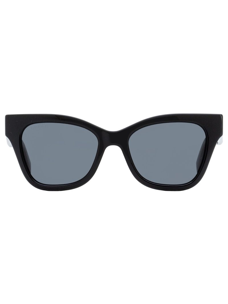 Gucci Women's Rectangular Sunglasses GG1133S 001 Black 52mm - Barde - Image 2