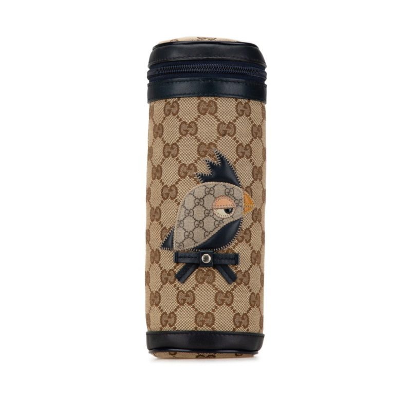 Gucci Gg Canvas  Navy Gg Canvas Pouch (Pre-Owned) - Barde