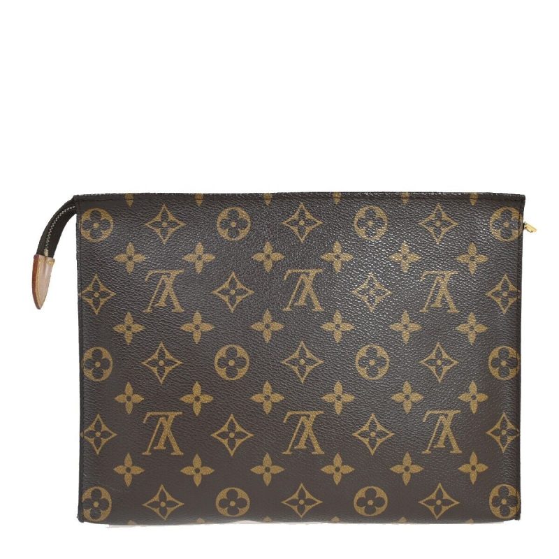 Louis Vuitton Poche Toilette  Canvas Clutch Bag - Barde