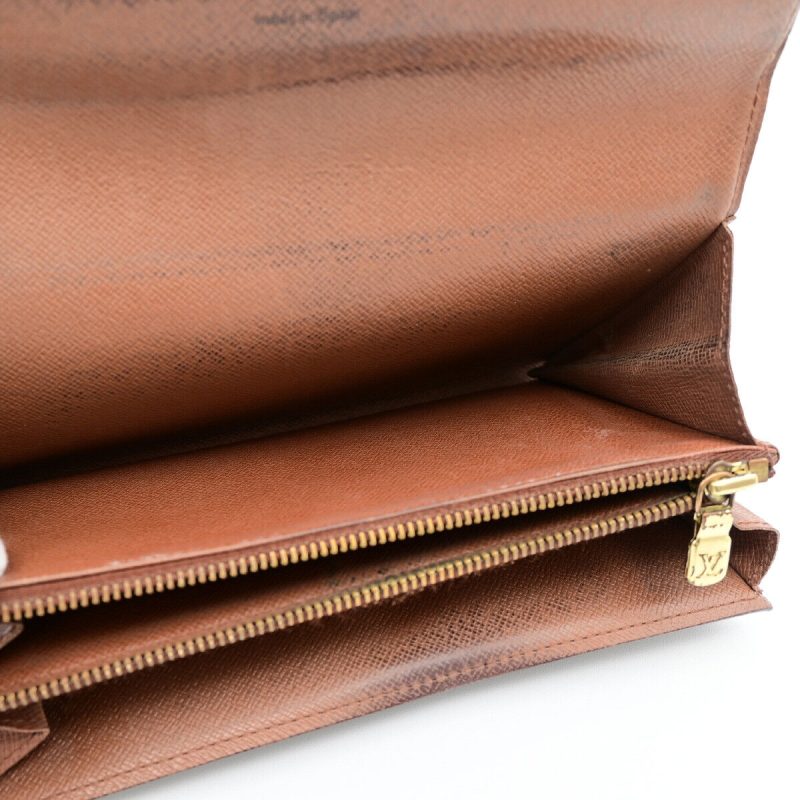 Louis Vuitton Portefeuille Long  Leather Wallet - Barde - Image 5