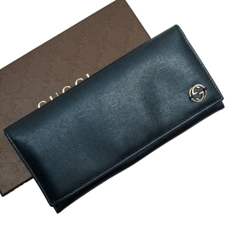 Gucci  Leather Long Wallet (Bi-Fold) (Pre-Owned) - Barde
