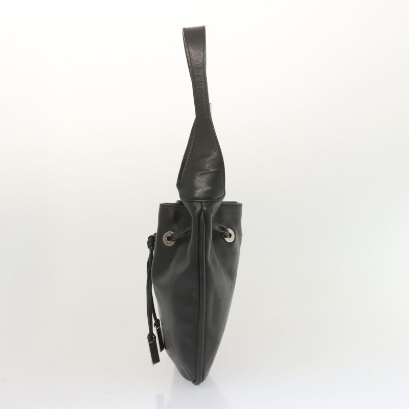 Gucci Drawstring  Leather Shoulder Bag () - Barde - Image 4