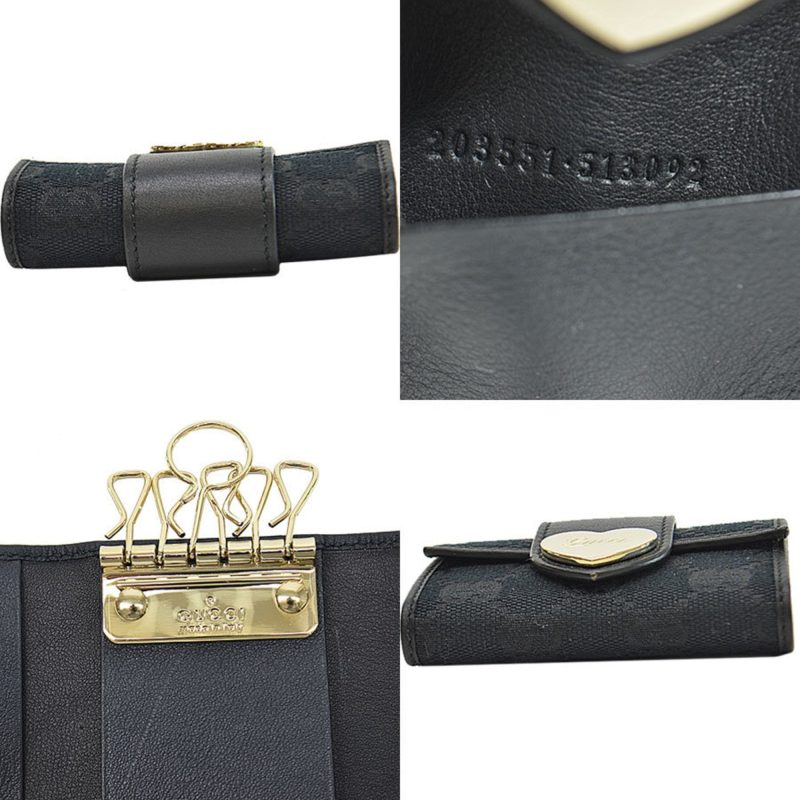 Gucci   Canvas Leather Keycase (Pre-Owned) - Barde - Image 5