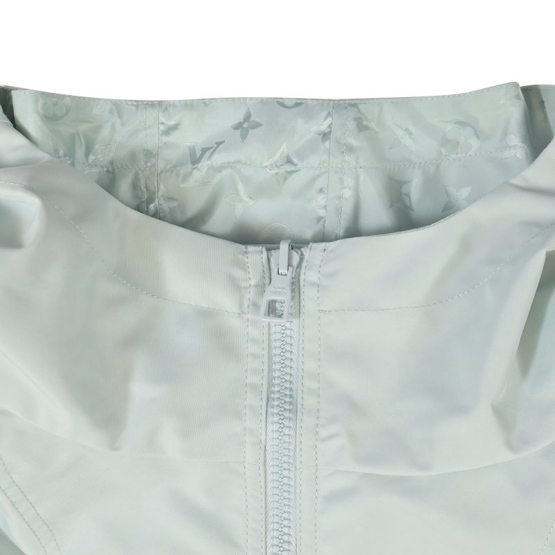 Louis Vuitton Monogram Reversible Windbreaker in Light Blue Nylon - Barde - Image 4