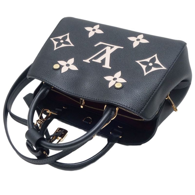 Louis Vuitton Montaigne  Leather Handbag - Barde - Image 2