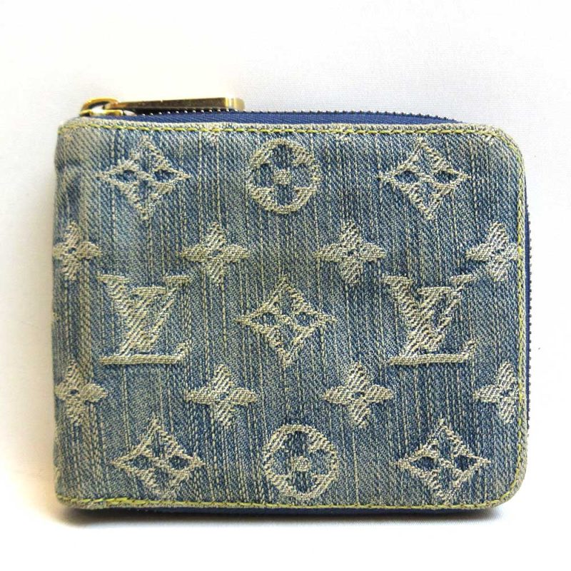 Louis Vuitton Monogram Denim Mini Zippy Wallet M95342 - Barde