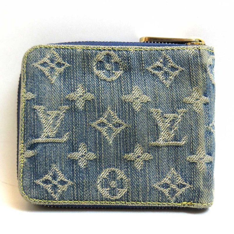 Louis Vuitton Monogram Denim Mini Zippy Wallet M95342 - Barde - Image 2