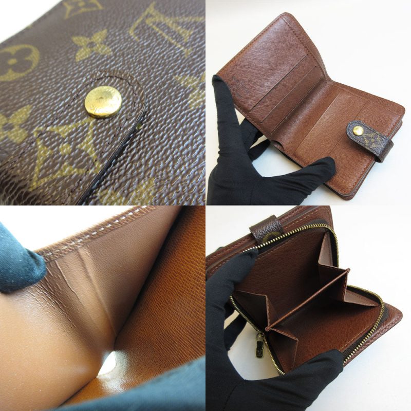 Louis Vuitton Monogram Compact Zip Mini Wallet M61667 - Barde - Image 4