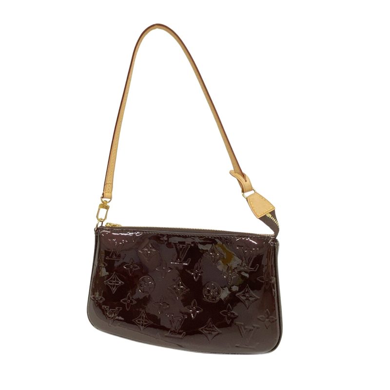 Louis Vuitton Pochette Accessoires  Patent Leather Clutch Bag - Barde