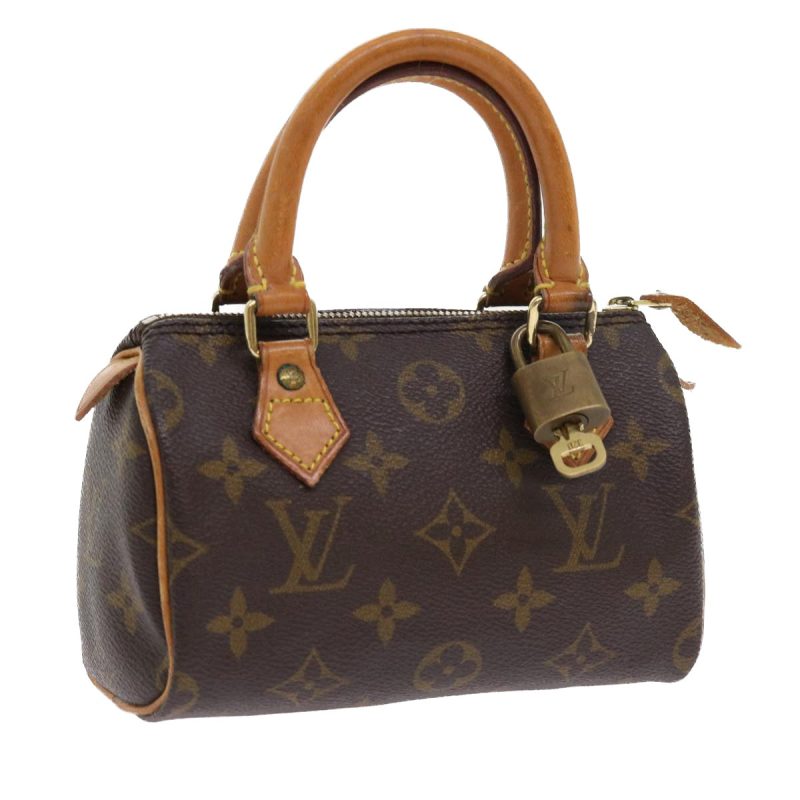 Louis Vuitton Nano Speedy  Canvas Handbag - Barde