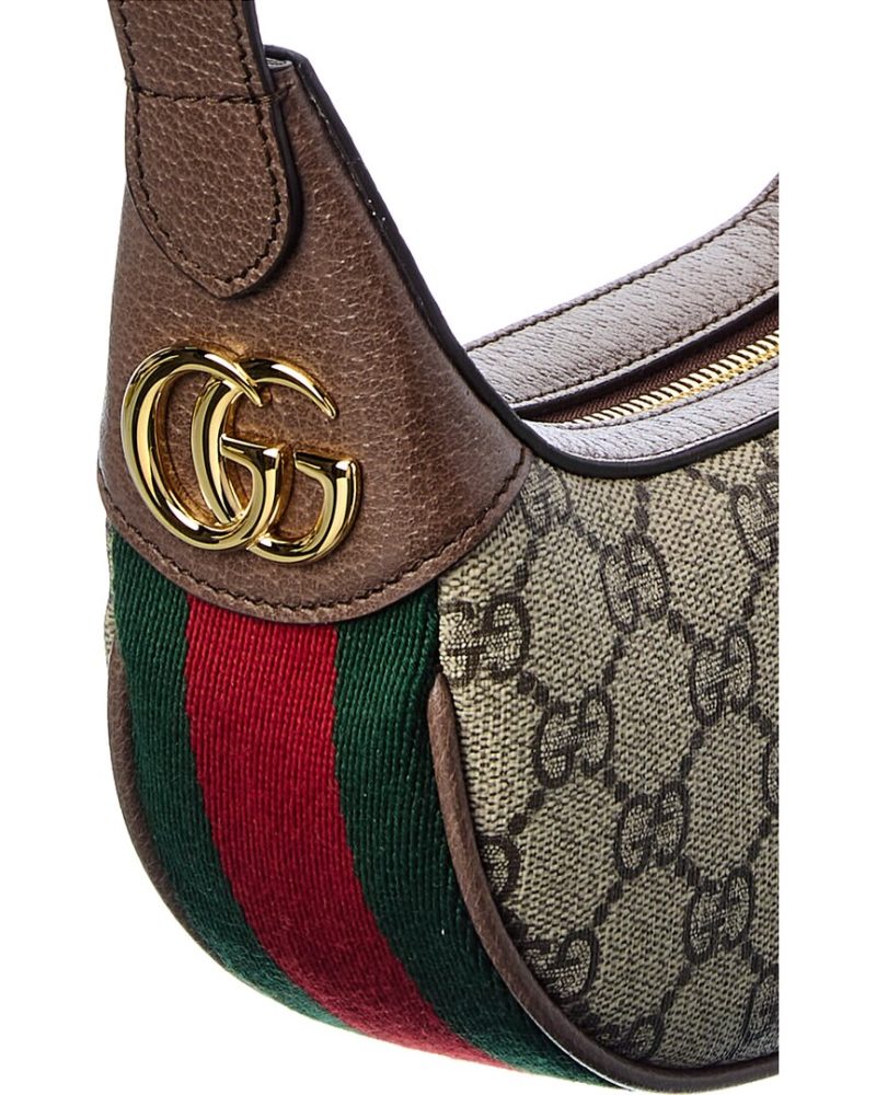 Gucci Ophidia Mini GG Supreme Canvas & Leather Shoulder Bag - Barde - Image 3