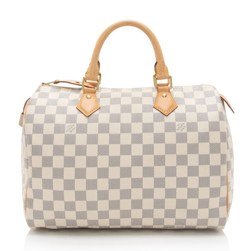 Louis Vuitton Damier Azur Speedy 30 Satchel - Barde - Image 3