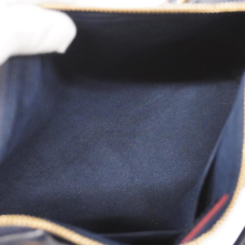 Louis Vuitton V Tote  Leather Handbag - Barde - Image 5