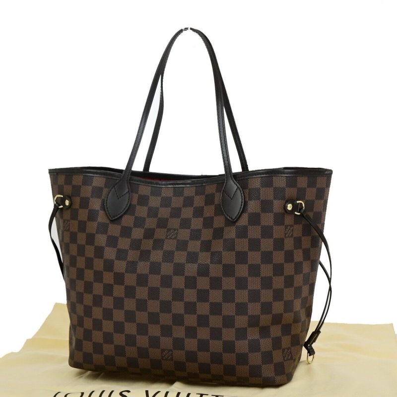 Louis Vuitton Neverfull Mm  Canvas Tote Bag - Barde