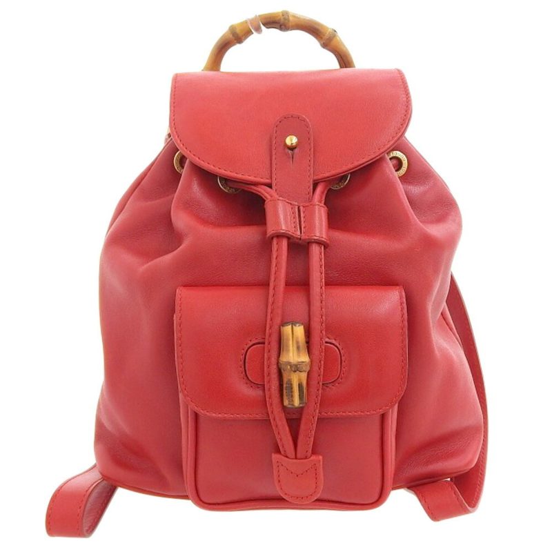 Gucci  Leather Backpack (Pre-Owned) - Barde