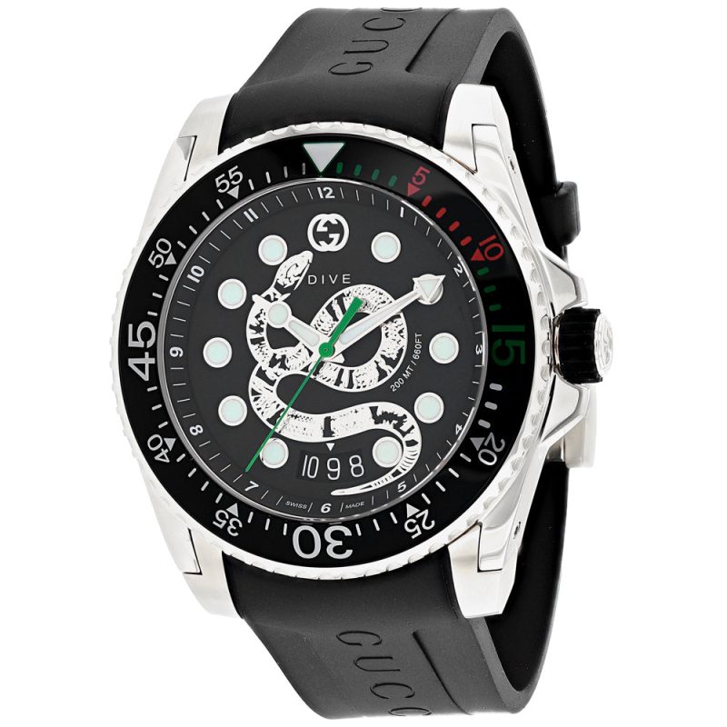 Gucci Men's Black dial Watch - Barde