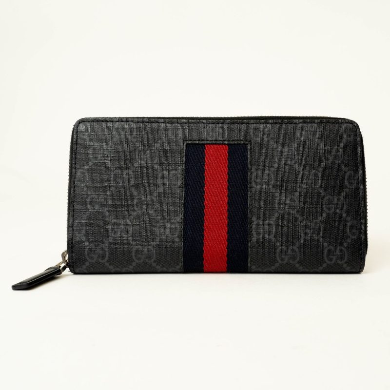 Gucci  Gg Supreme Leather Long Wallet (Bi-Fold) (Pre-Owned) - Barde