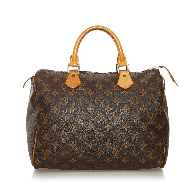 Louis Vuitton Monogram Speedy 30 Canvas Boston Bag - Barde