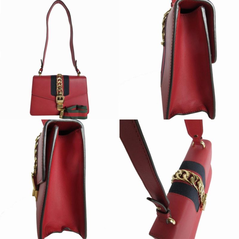Gucci  Leather Shoulder Bag (Pre-Owned) - Barde - Image 3