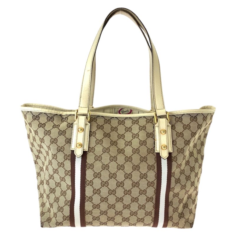 Gucci GG Canvas Tote Bag with Charm - Barde - Image 2