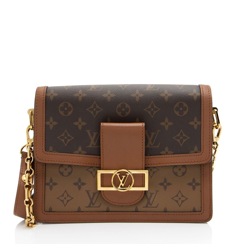 Louis Vuitton Reverse Monogram Dauphine MM Shoulder Bag - Barde