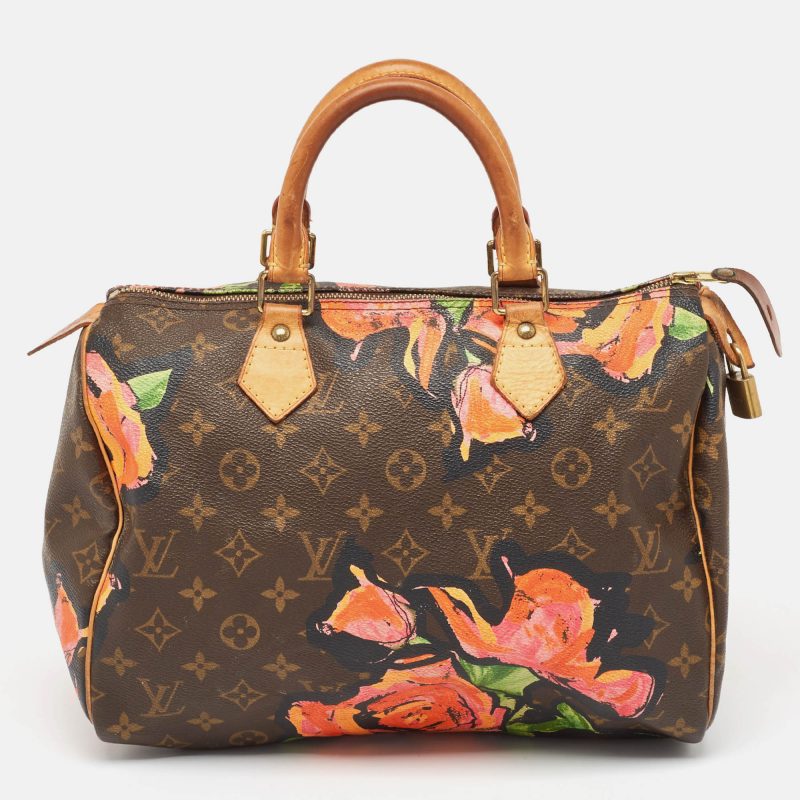Louis Vuitton Multicolor Monogram Canvas Limited Edition Stephen Sprouse Roses Speedy 30 Bag - Barde