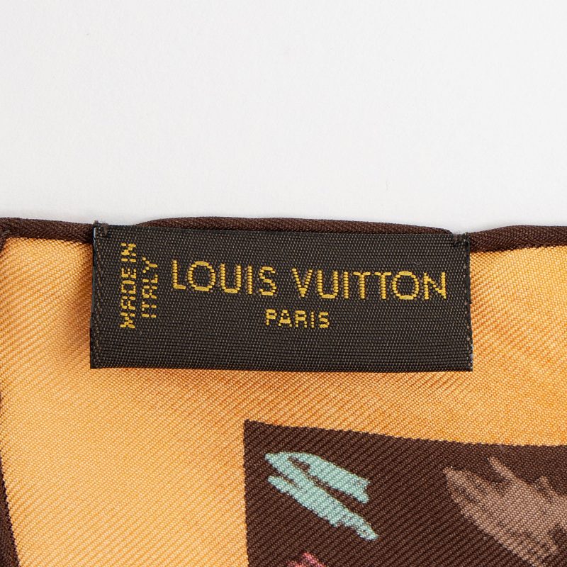 Louis Vuitton Monogram Watercolor Fleur 90cm Scarf - Barde - Image 4