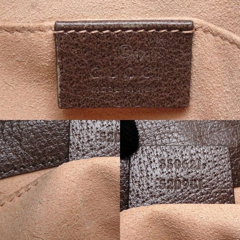 Gucci Small Bucket Bag GG Supreme Canvas Leather - Barde - Image 9