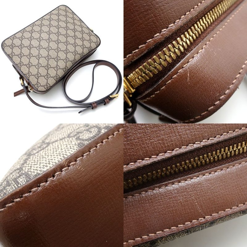 Gucci GG Supreme Canvas Leather Shoulder Bag - Barde - Image 3