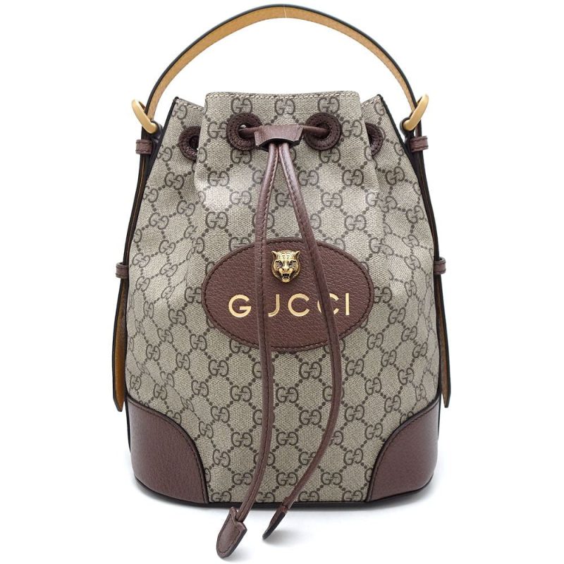 Gucci GG Supreme Canvas Leather 2Way Backpack - Barde