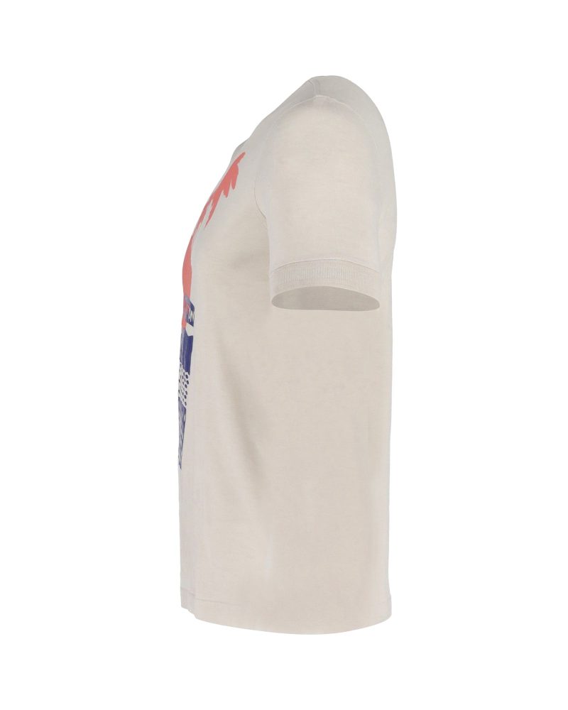 Louis Vuitton Palm Tree Logo T-Shirt in Beige Cotton - Barde - Image 2