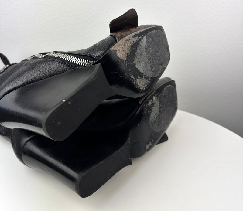 Louis Vuitton Patti Wedge Half Boots - Barde - Image 8