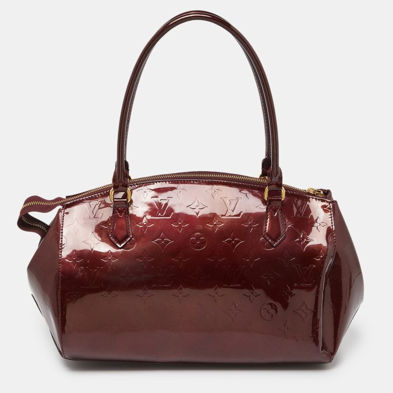 Louis Vuitton Rouge Fauviste Monogram Vernis Sherwood Gm Bag - Barde - Image 3