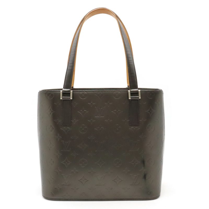 Louis Vuitton Monogram Mat Stockton Tote Bag Black - Barde