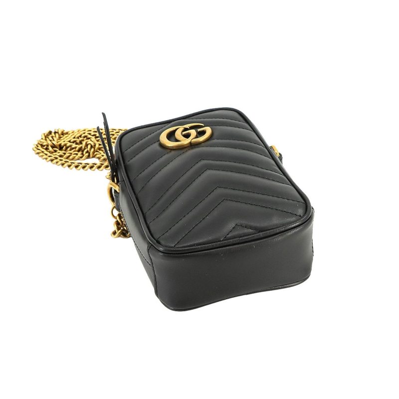 Gucci Gg Marmont  Leather Shoulder Bag () - Barde - Image 3