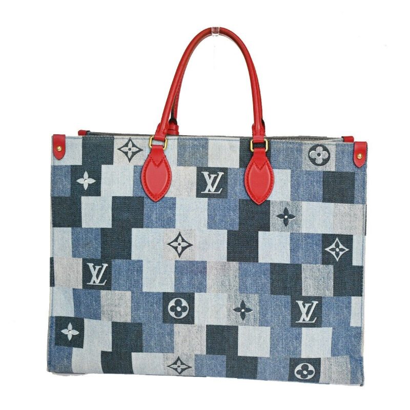 Louis Vuitton Onthego Gm  blue - Jeans Tote Bag - Barde - Image 2