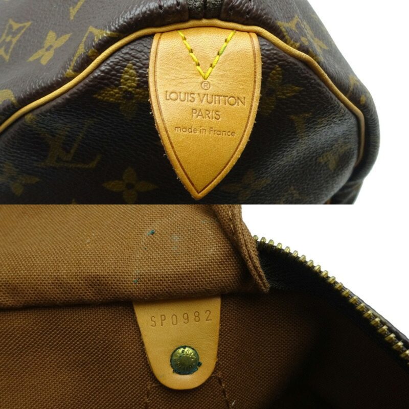 Louis Vuitton Speedy 40  Canvas Travel Bag - Barde - Image 5