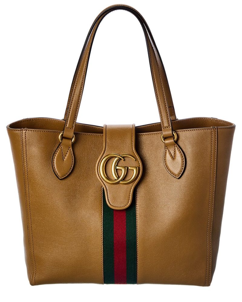 Gucci Double G Small Leather Tote - Barde