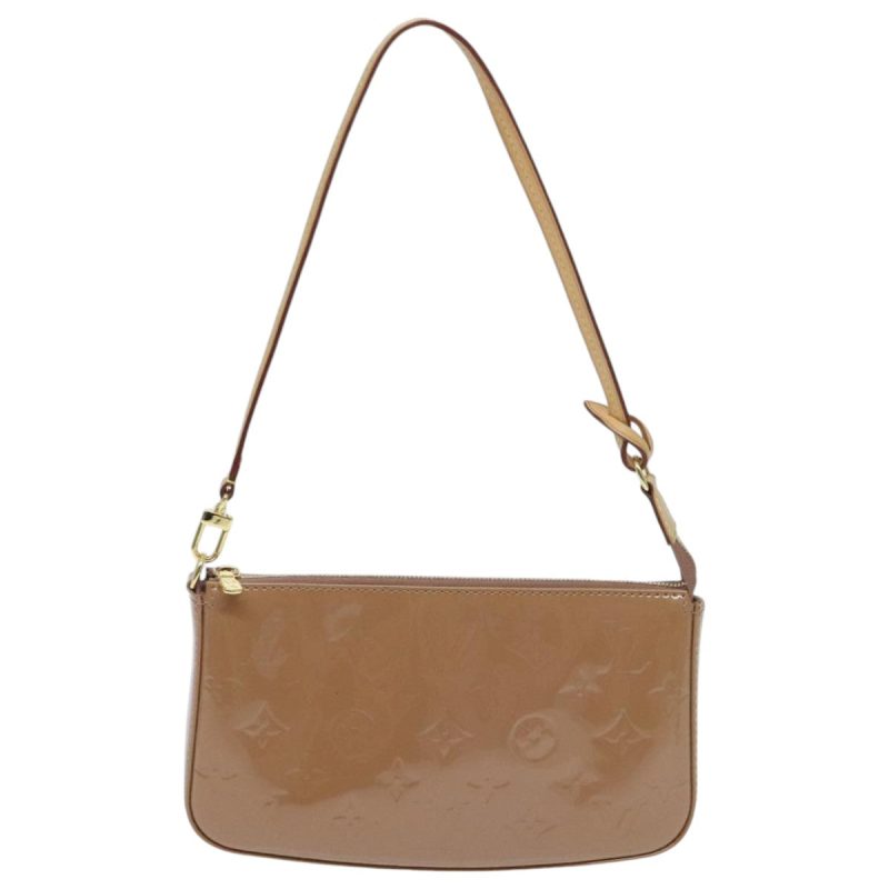 Louis Vuitton Pochette Accessoire  Patent Leather Clutch Bag - Barde