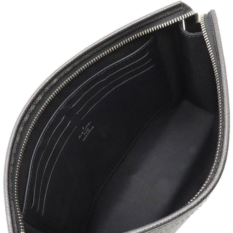 Louis Vuitton Pochette  Leather Clutch Bag - Barde - Image 5