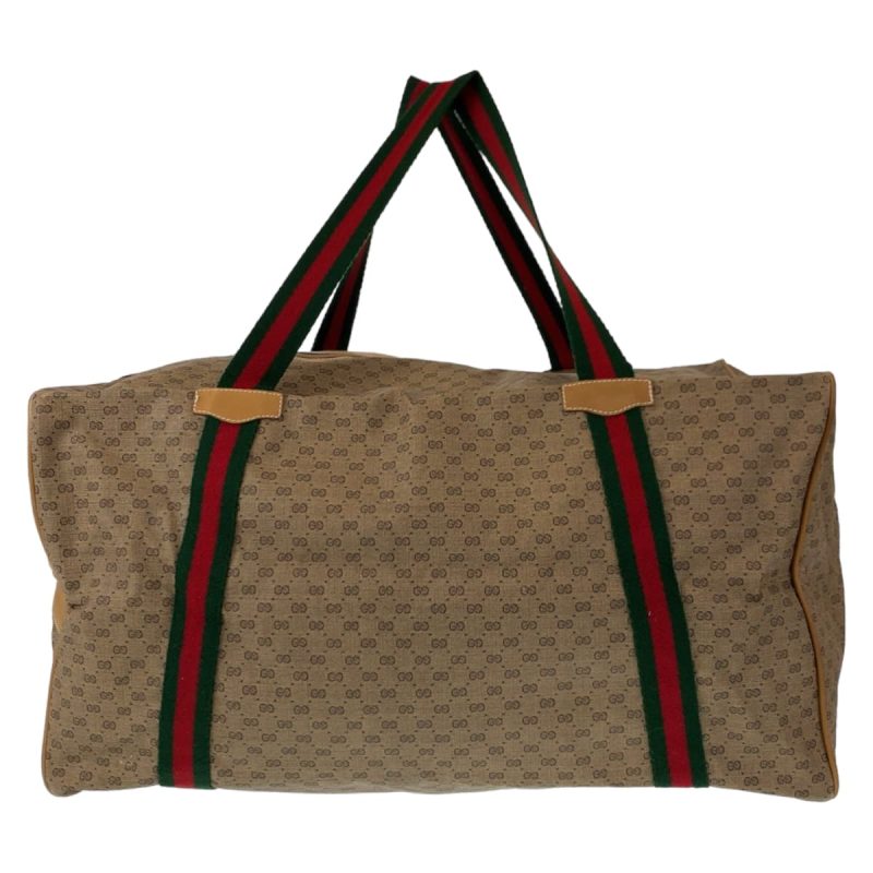 Gucci Vintage Micro GG Leather Boston Bag - Barde - Image 2